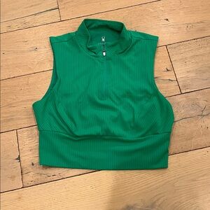 Spyder Green Athletic Top, medium